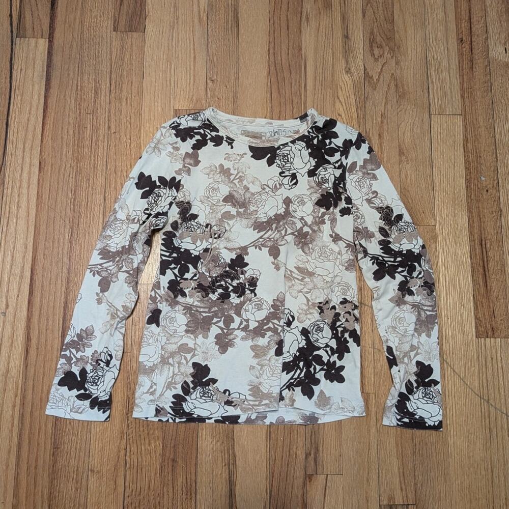 St Jhons Bay Fairy Whimsygoth Long Sleeve Floral Shirt